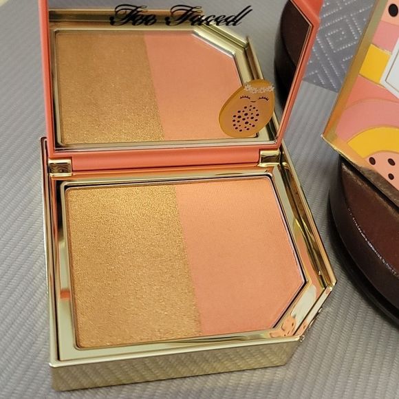 Too Faced Fruit Cocktail Blush Duo - Papaya Pop (Sold Out Online) - Picture 2 of 8